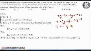 Algebra - CAT 2005 question solved through options - CA13AL6MS3