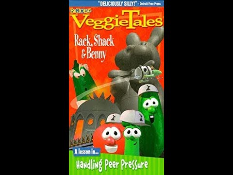 Opening to VeggieTales: Rack, Shack & Benny 1998 VHS (Lyrick Studios ...