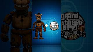 FNaF Ar Edit | FNaF   GTA San Andreas | Five Nights at Freddy's Animatronics Edit #shorts #edit