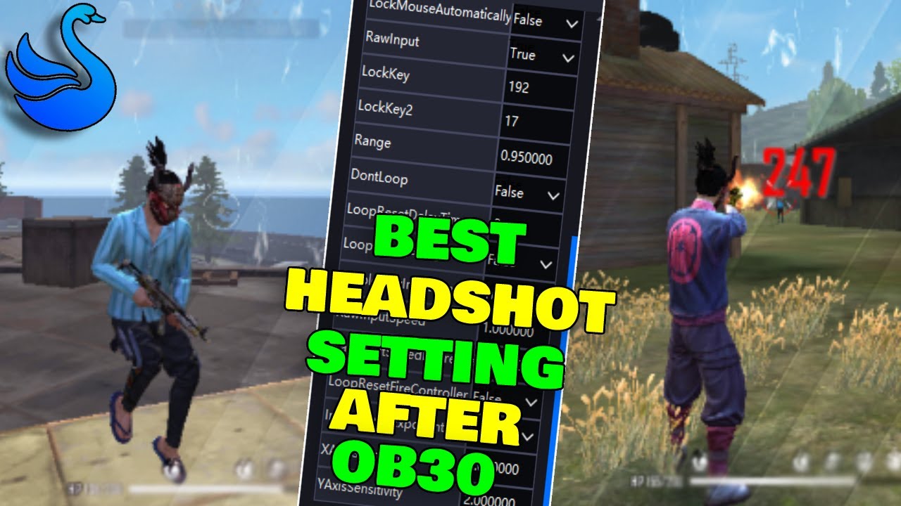 My Settings ⚙️ HUD + Sensitivity Free Fire After OB30 Update In Smartgaga