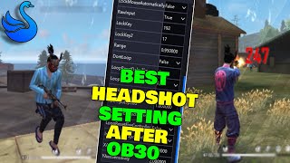 My Settings ⚙️ HUD + Sensitivity Free Fire After OB30 Update In Smartgaga screenshot 2
