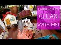 CLEANING MY LIVINGROOM &amp; TAKING XMAS DECORATIONS DOWN! *Clean with me*