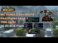 Best Open World AOE farm to hit level 60 with Epic Mount (Hearthglen loop, 56-60 speed leveling)