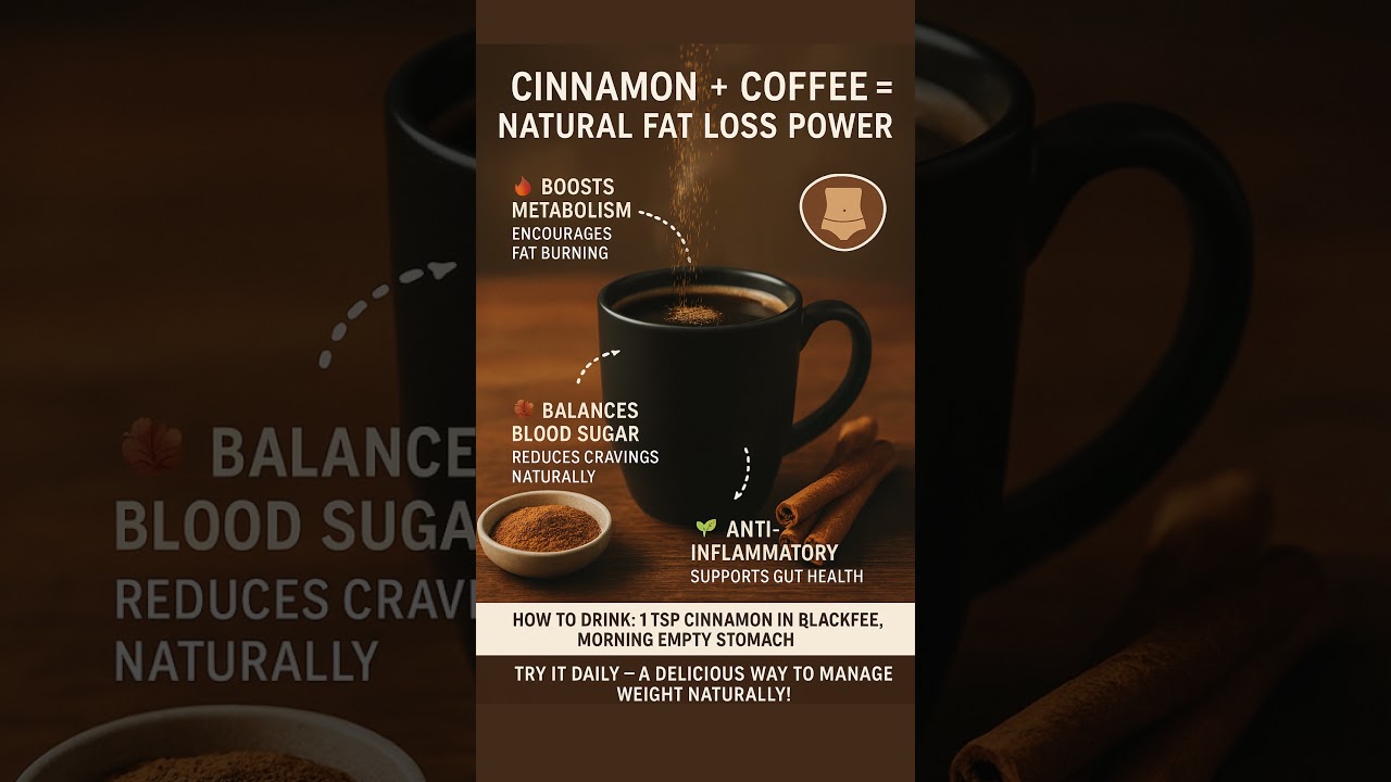 Cinnamon in Black Coffee – A Simple Daily Trick for Weight Management 