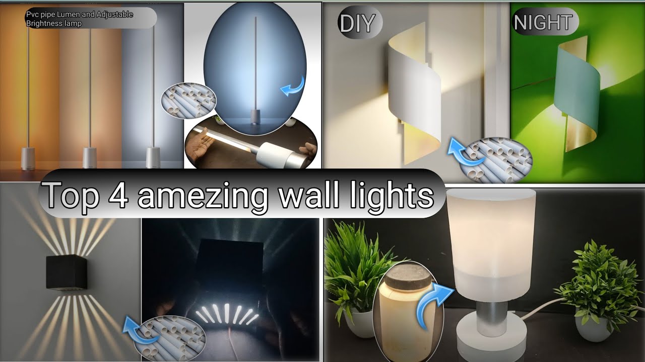 Top 4 Creative Wall Light Decoration Ideas | Best Antique & Unique Wall Lamp Designs 2024