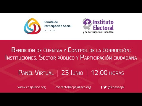 Panel virtual CPS - IEPC Jalisco