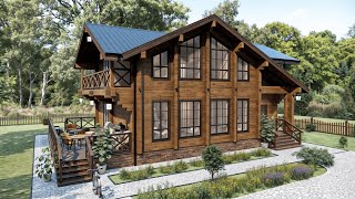 This Is The Perfect 4 Bedrooms Cabin You've Been Looking For 10x12,5 m (1,356 Sq)