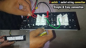 4 switch 2 socket board connection|8 model switch board wiring connection|electric board connection
