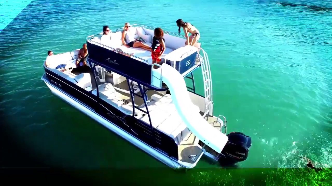Avalon Luxury Pontoon Boats 2017 DARE TO COMPARE YouTube