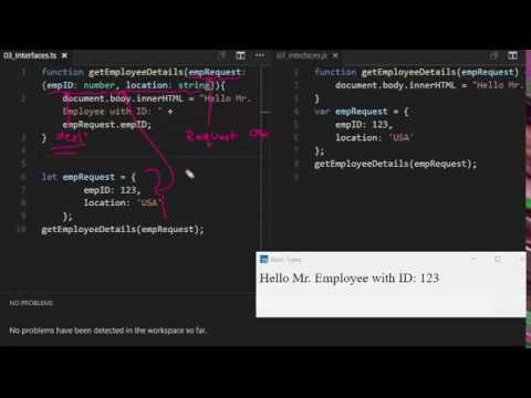 TypeScript Tutorial Interface Part 1