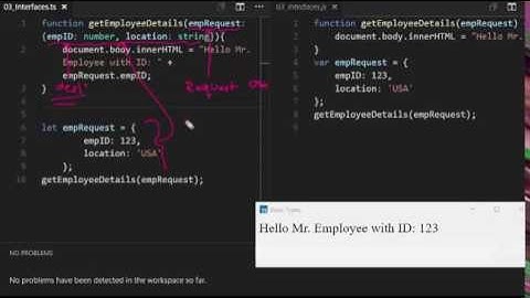 TypeScript Tutorial Interface Part 1