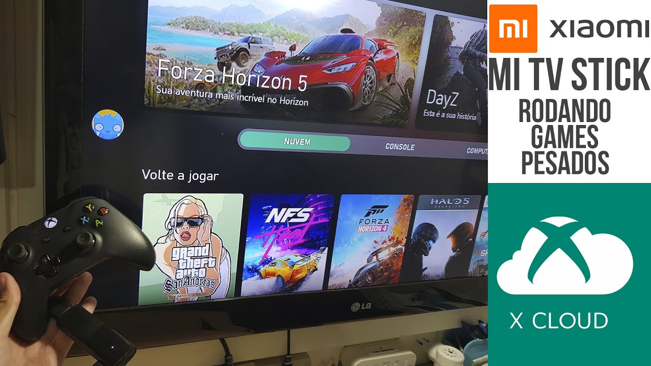 Rodando jogos de XBOX no Xiaomi Mi TV Stick com o XCLOUD 