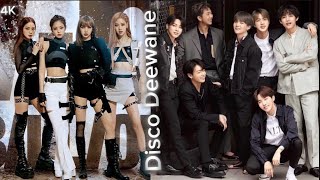 BTS × BLACKPINK | | FMV 🎬 DISCO DEEWANE ✨ 1.20K SUBS SPECIAL 🎉 [4K QUALITY]