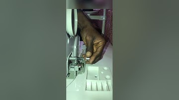 How to thread bobbin using bobbin roller on industrial machine. Model 8500.