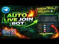 AUTO TELEGRAM LIVESTREAM JOINER BOT 🤖 | 100% AUTO WORKING 2026 🚀 | INCREASE LIVE VIEWERS FAST 🔥