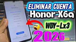 ELIMINAR CUENTA GOOGLE A HONOR X6A - Frp honor x6a WDY-LX3 // frp x6a plus - unlock tool