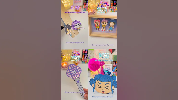 Kpop Demon Hunters STUNNING DIY Paper Craft Ideas ✨
