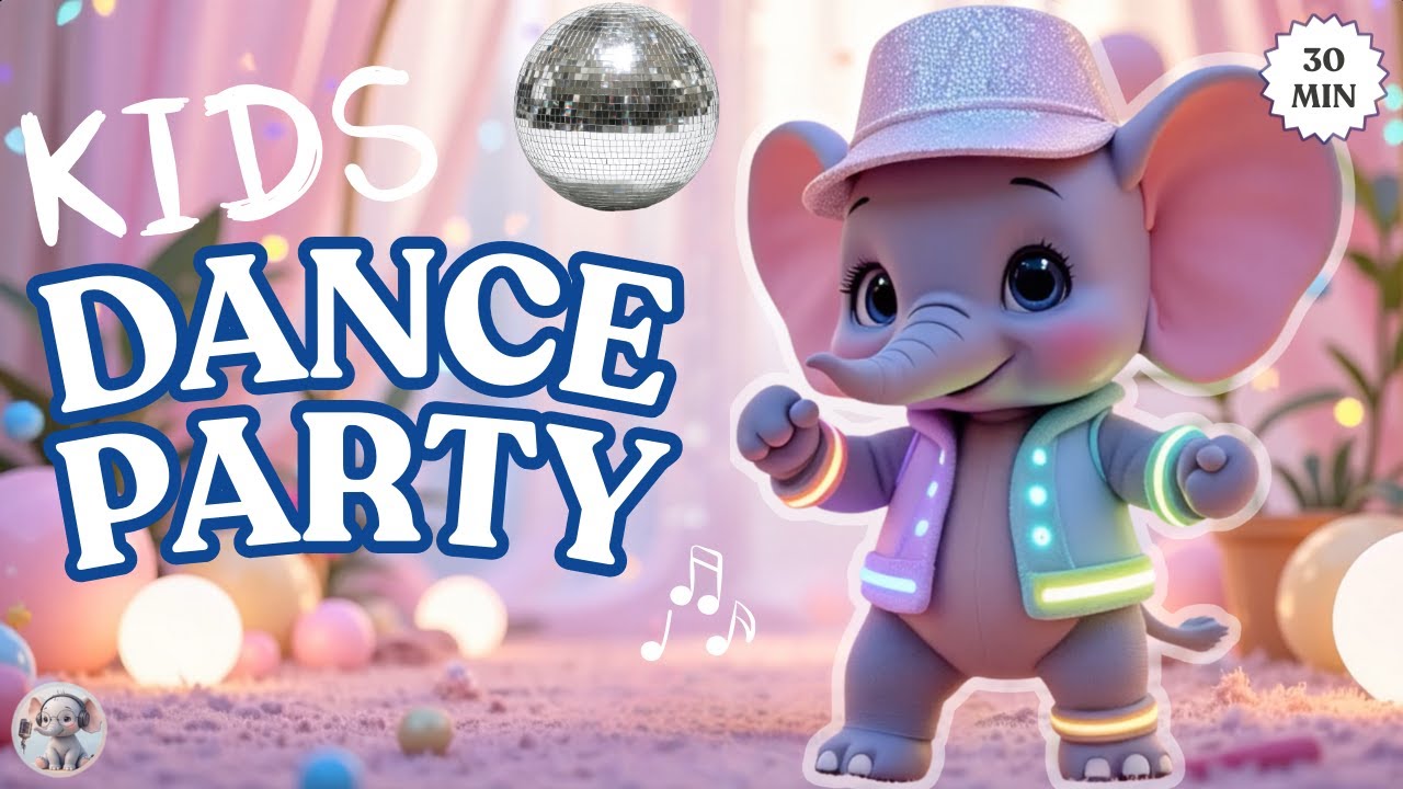 Подборка танцевальных вечеринок для малышей (30 минут) | Азбука, цифры, животные, транспортные ср...