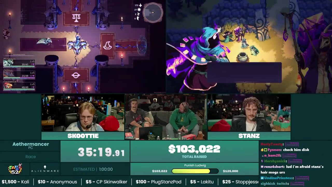 🟩 FAST 52 🟦 !DONATE 🟩 !SCHEDULE 🟦 !AUCTION 🟩 SPONSORS: