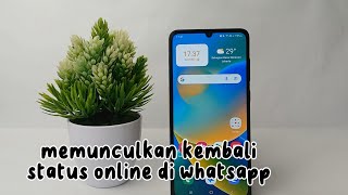 Cara Memunculkan Kembali Status Online di Whatsapp