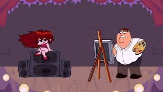 Friday Night Funkin' Animation # BF x GF x Dad Peter'I Painted My Truth (FNF ANIMATION) #1