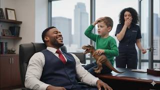 My 3-year-old snuck into my BILLIONAIRE BOSS's office, charmed him. Now HE won't let us go