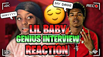 LIL BABY "MY DAWG" GENIUS INTERVIEW |REACTION| 😂