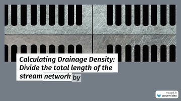 Creating Drainage Density Map in ArcGIS   Step by Step Tutorial