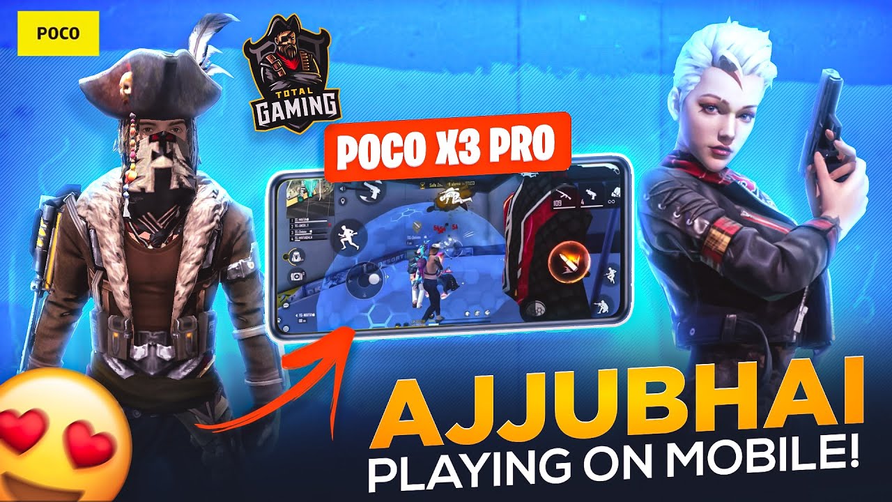 Ajjubhai Play Free Fire On POCO X3 Pro Most Powerful Gaming Phone - Garena Free Fire