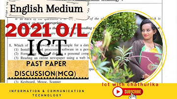 O/L ICT | 2021 Past Paper Discussion (MCQ) | English Medium