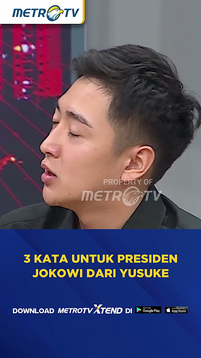 3 Kata Untuk Presiden Jokowi Dari Yusuke #shorts