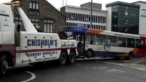 Stagecoach Highland Dennis Dart 34734 SV55BZJ on tow in Inverness