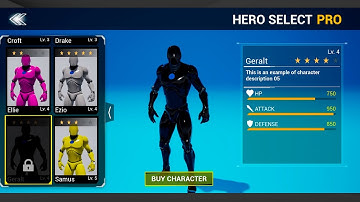 [UE4 and UE5 Marketplace] Hero Select PRO - Add New Character