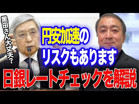 【市場介入に警戒感】日銀が行うレートチェックとは?円安へのリスクも3分で解説【黒田総裁/円安ドル高/為替/FX/武下明徳/切り抜き】