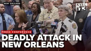 PRESSER: New Orleans officials give update on deadly terror attack
