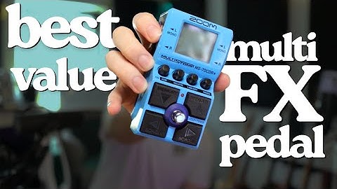 Best Value Multi-FX Pedal in 2025 [Zoom MS-70 CDR+]