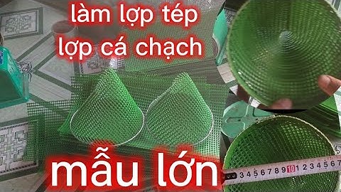 hướng dẫn làm lợp cá chạch, lợp tép mẫu lớn