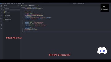 Botinfo Command Discord.js v12