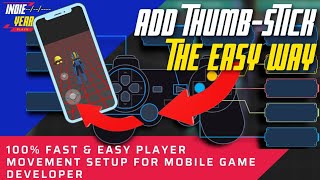 How to make games | ON Screen Mobile controls | Joystick | Thumbstick | #BuildBox | #IndieYear screenshot 3