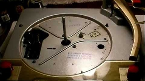 1956 Voice of Music 1200 series Record Changer Part 1