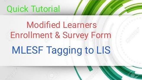 Quick Tutorial on LIS Tagging