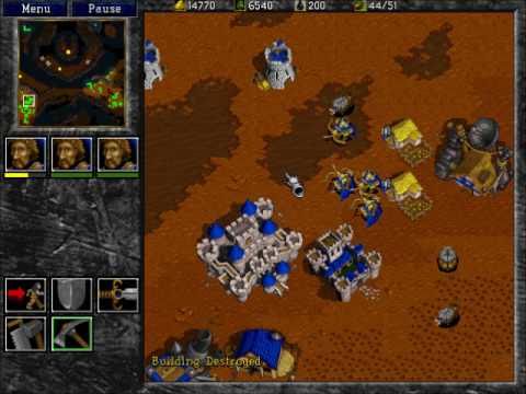 Warcraft 2: Tides Of Darkness - Human Campaign Gameplay - Mission 14