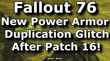 Fallout 76 New Power Armor Duplication Glitch After Patch 16! Dupe Strangler Heart Power Armor!
