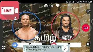 How to Facebook live stream on CameraFi live app *tamil*