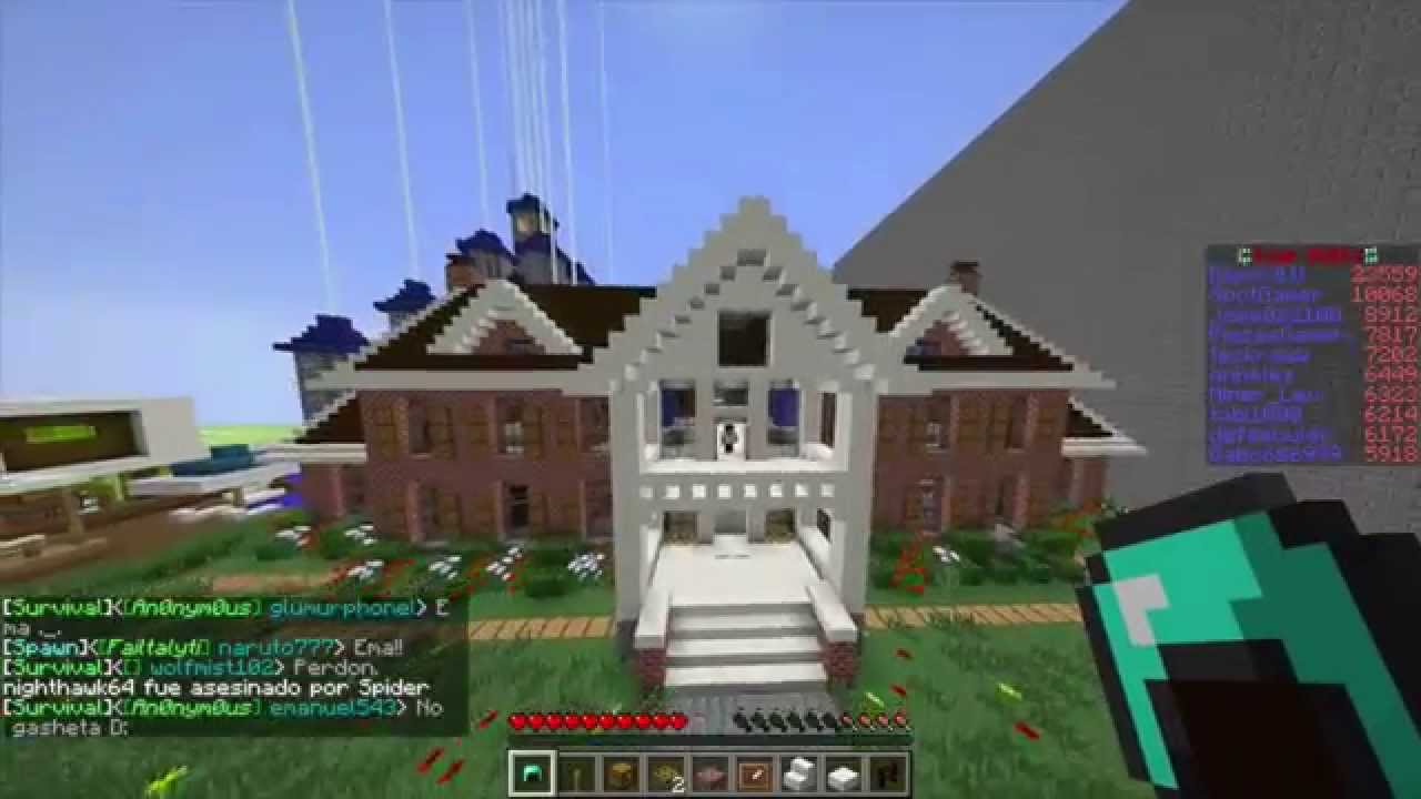 Decoracion De La Mansion Clasica De Ladrillo en Minecraft - YouTube