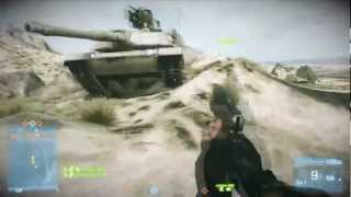 Battlefield 3 - Attacking tank with a knife
