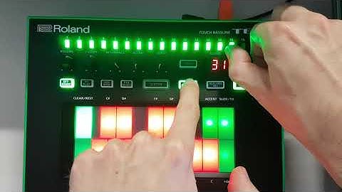 Roland Aira Tb3 - How To Build Trance Melody (Basic)