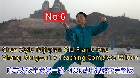 陳式太極拳張東武【老架一路】6 教學視頻完整版--Chen Style Taiji Old Frame one Zhang Dongwu Video Course Complete Version 6
