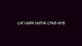 SIMULASI CAT CPNS 2018