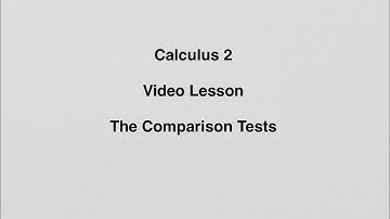 11.4 The Comparison Tests